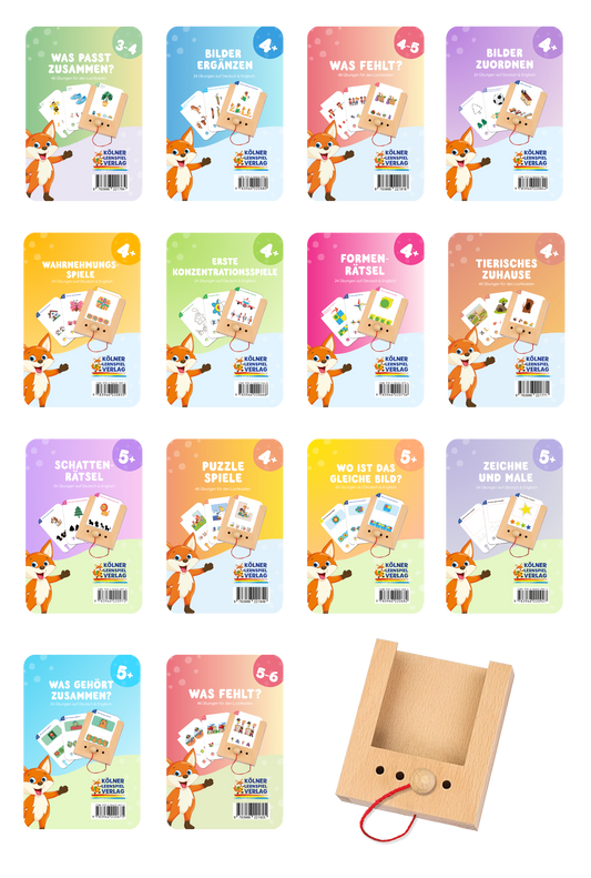 The large starter set for ages 4-5+ olds 14 sets of cards