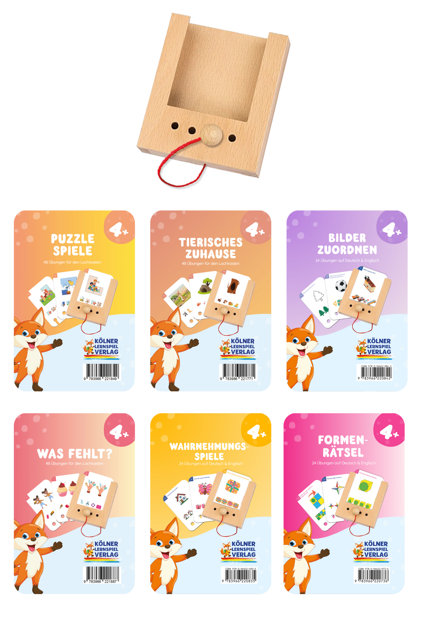 Puncho starter set ages 4+ with 6 sets of cards