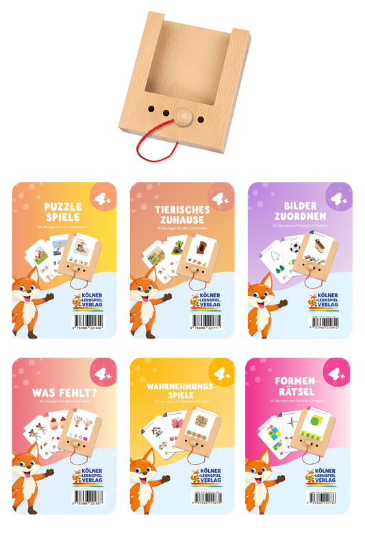Puncho starter set ages 4+ with 6 sets of cards