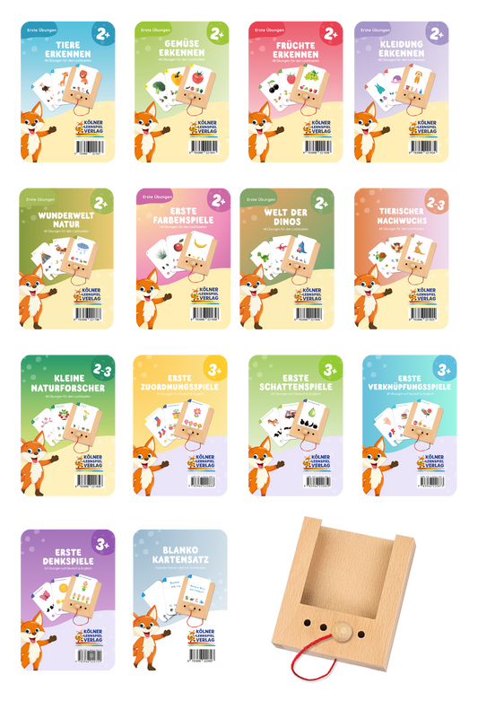 The large starter set for ages 2-3+ olds 14 sets of cards