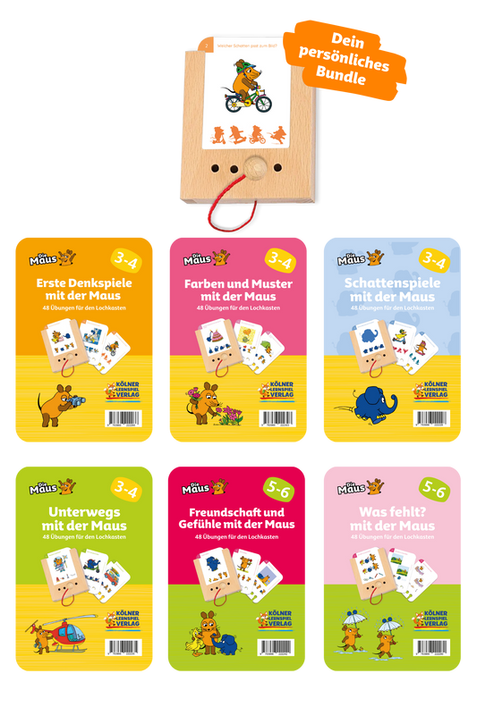 Woodplay Starterset Ages 3+ with 6 sets of cards