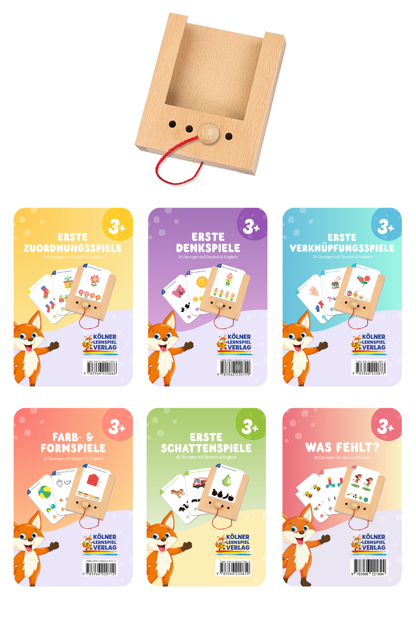 Puncho starter set ages 3+ with 6 sets of cards