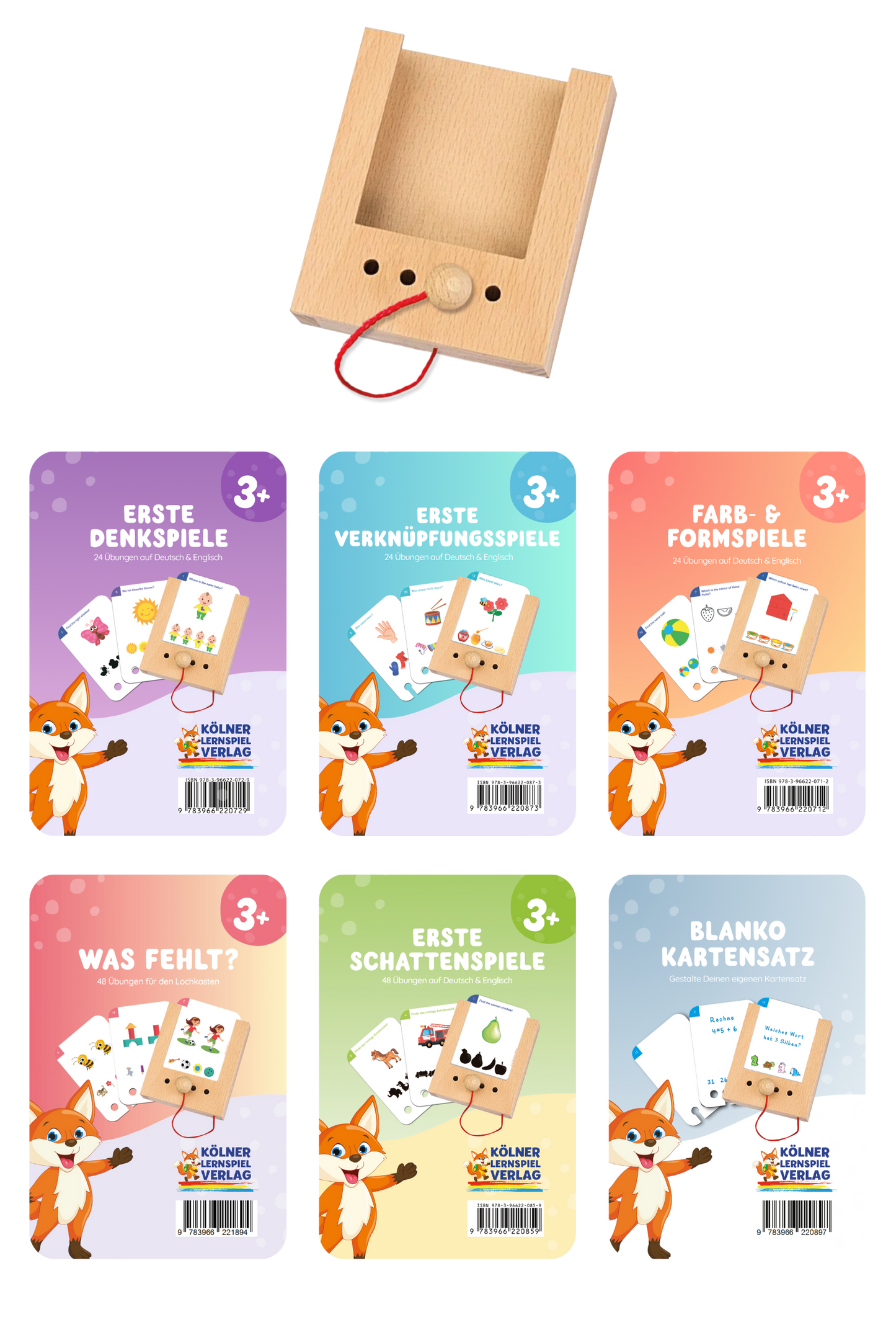 Puncho starter set ages 3+ with 6 sets of cards