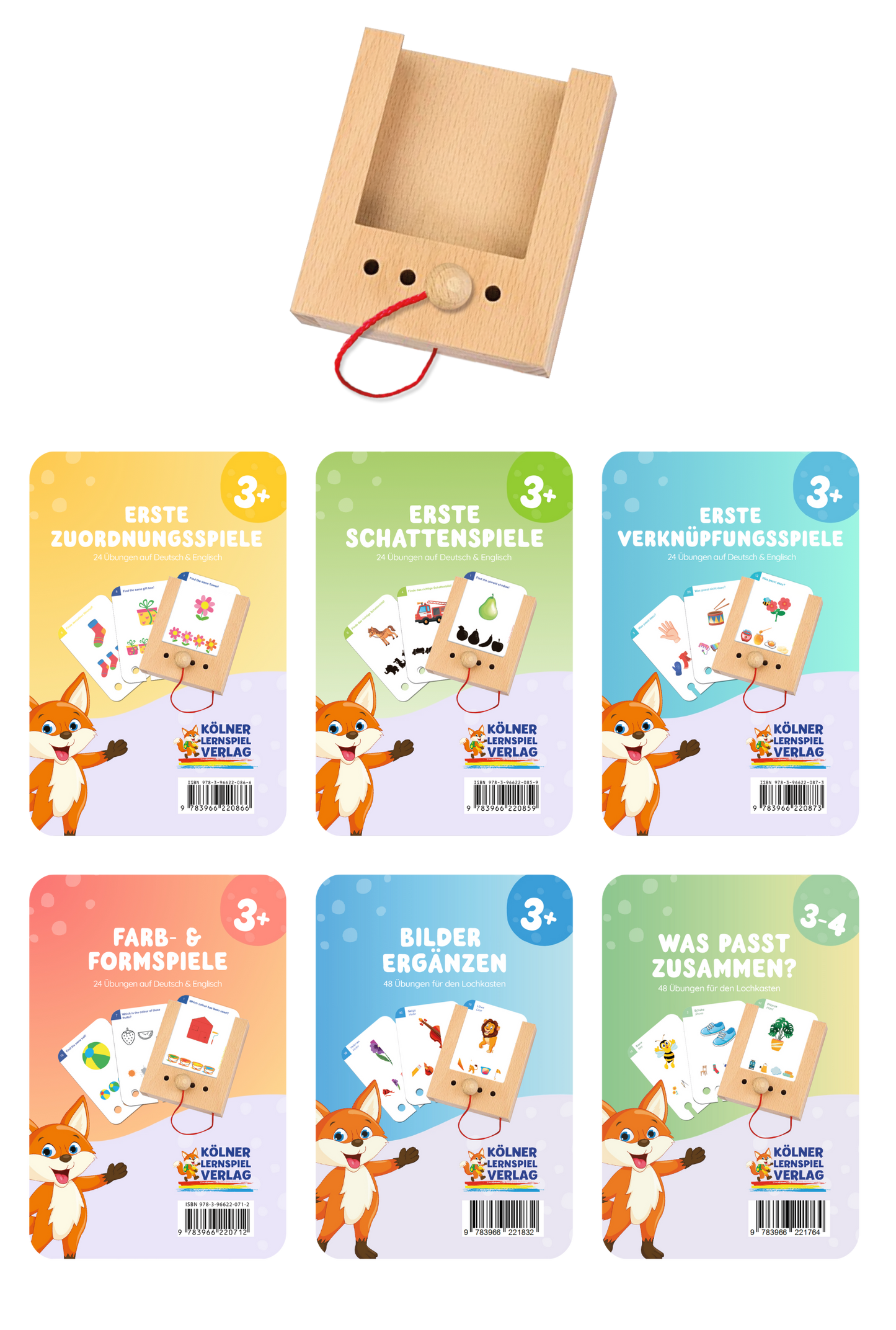 Puncho starter set ages 3+ with 6 sets of cards