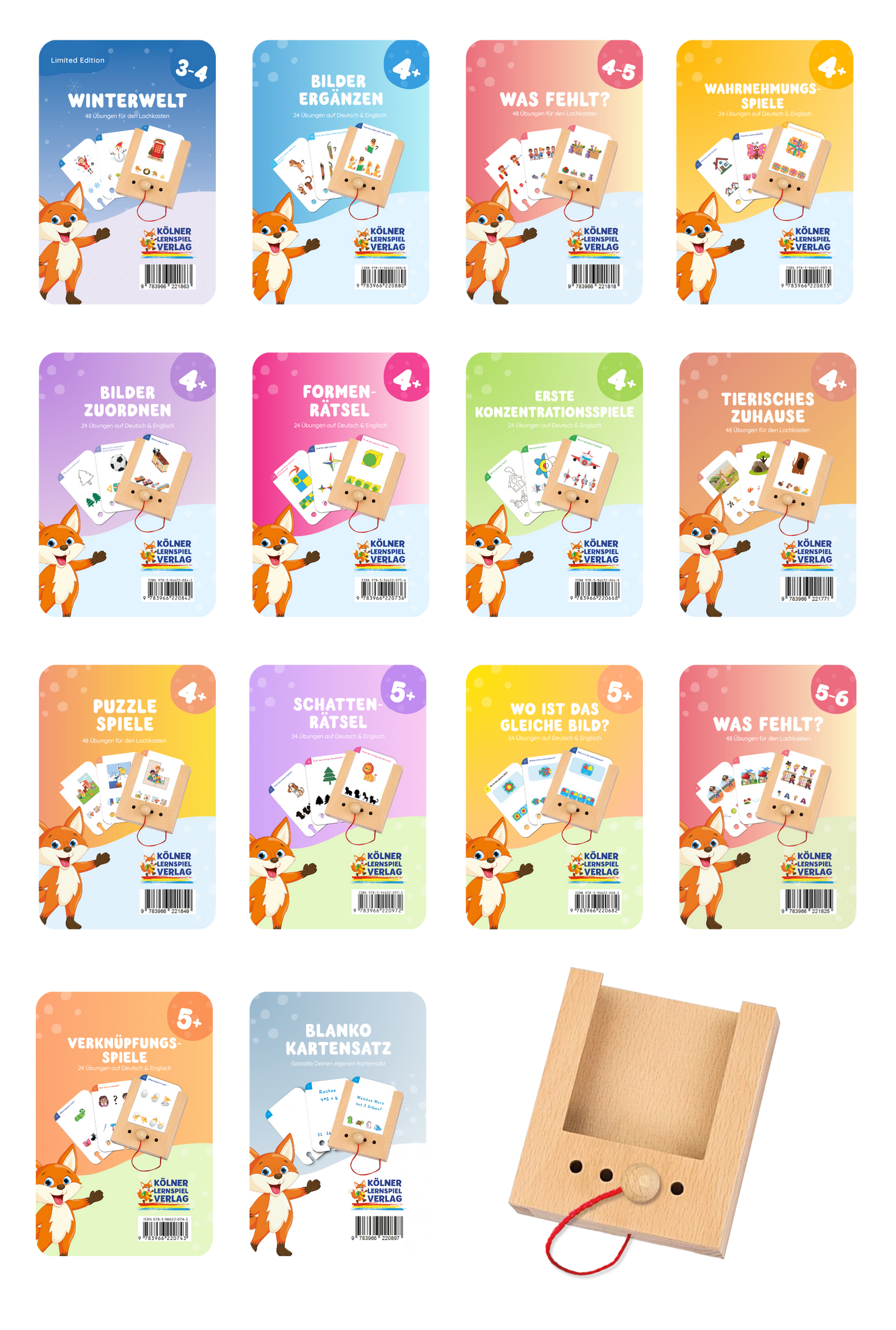 The large starter set for ages 4-5+ olds 14 sets of cards