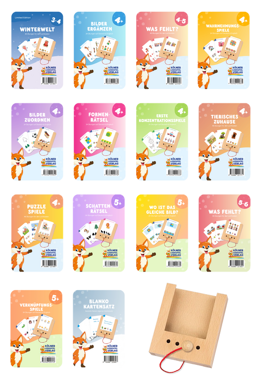 The large starter set for ages 4-5+ olds 14 sets of cards