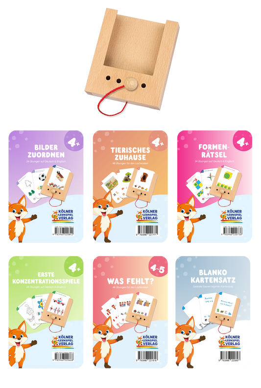 Puncho starter set ages 4+ with 6 sets of cards