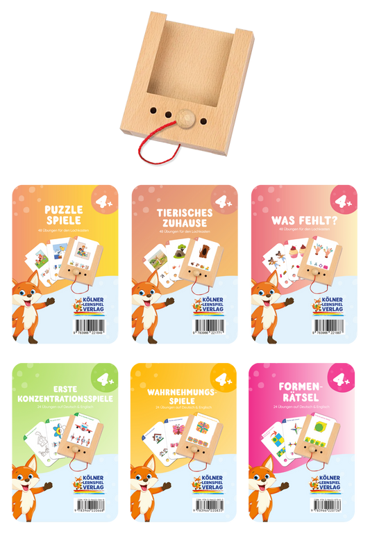 Puncho starter set ages 4+ with 6 sets of cards