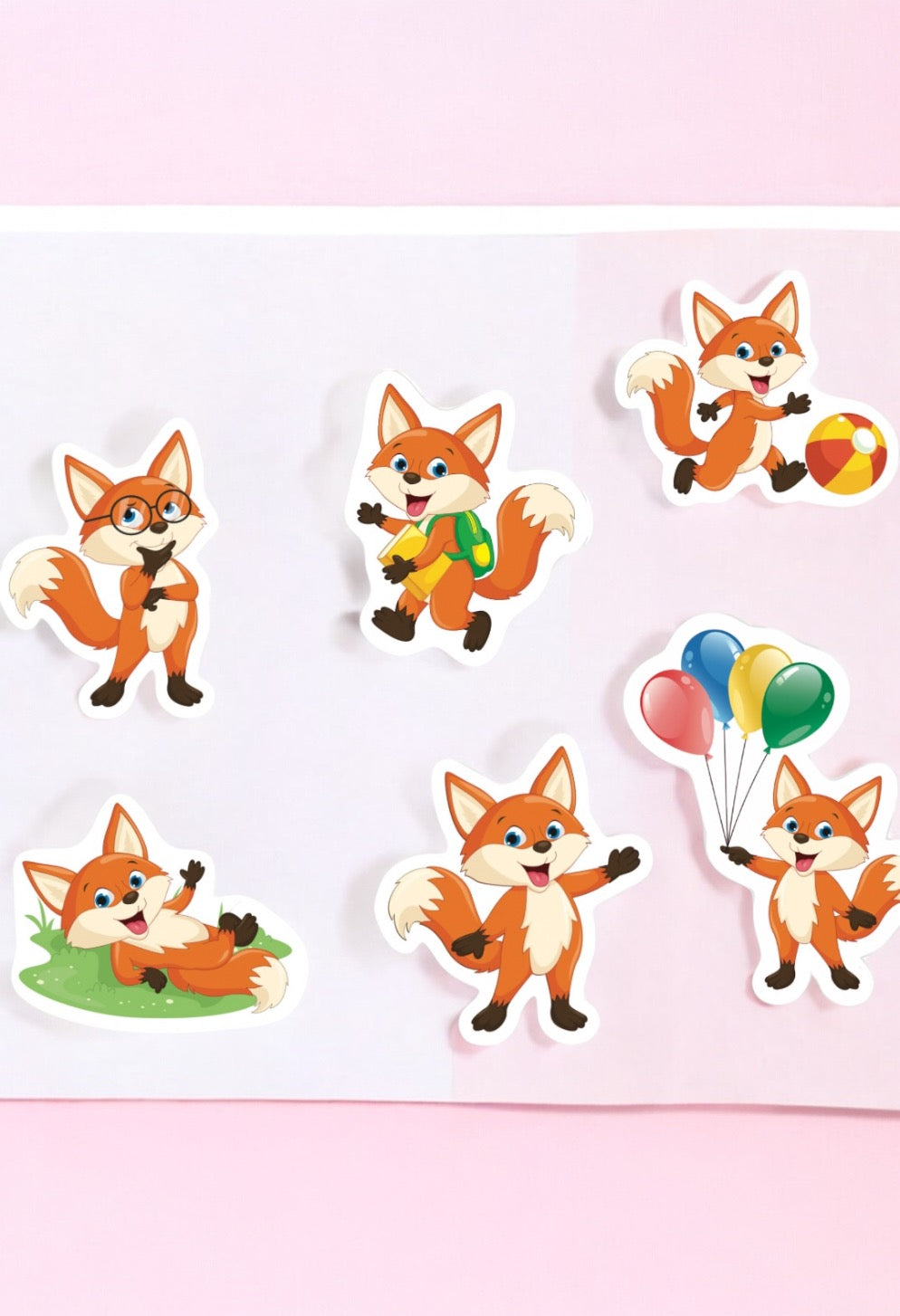 Fuchs Sticker Set: 5 Bögen mit verschiedenen Motiven – Kölner ...