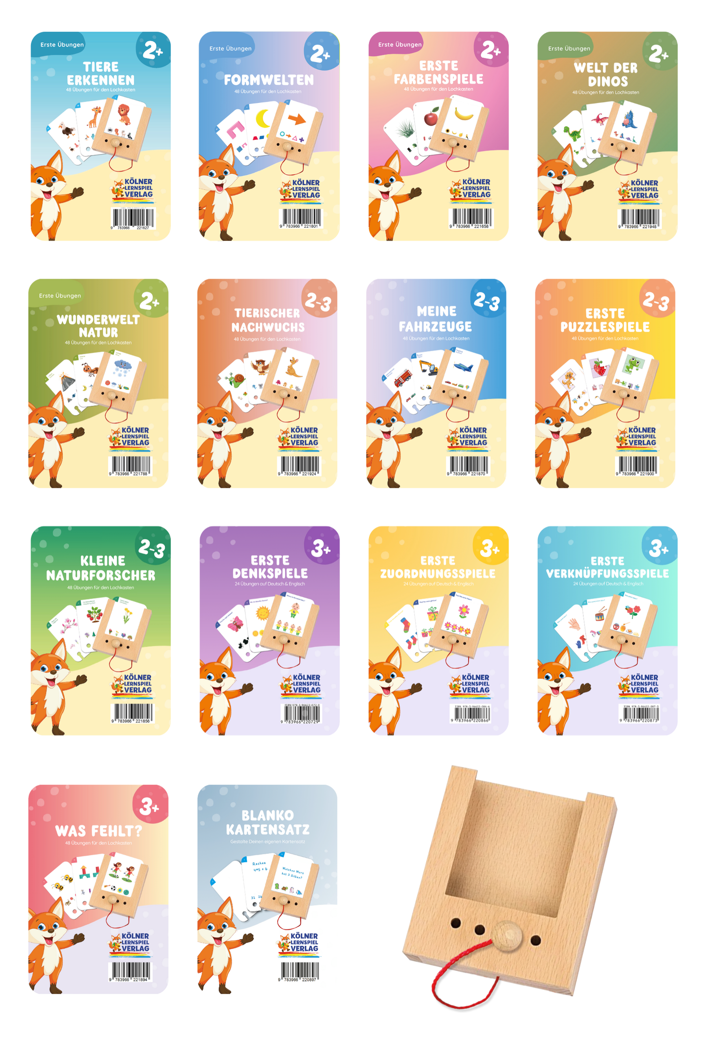 The large starter set for ages 2-3+ olds 14 sets of cards 