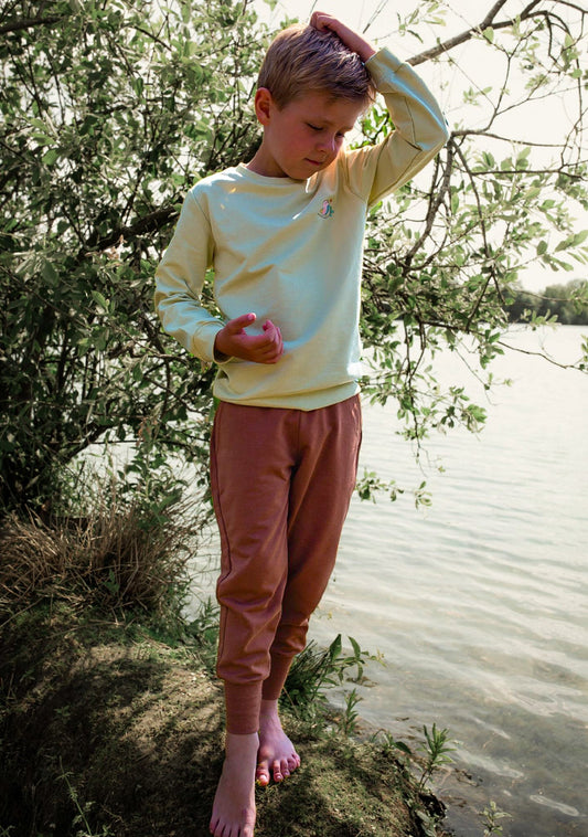 Noah's Ark Pants Kastanienbraun aus Baumwolle