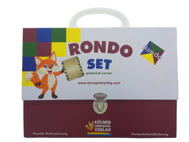 Der Rondo Koffer ab 6-7 Jahren mit 5 Kartensätzen
